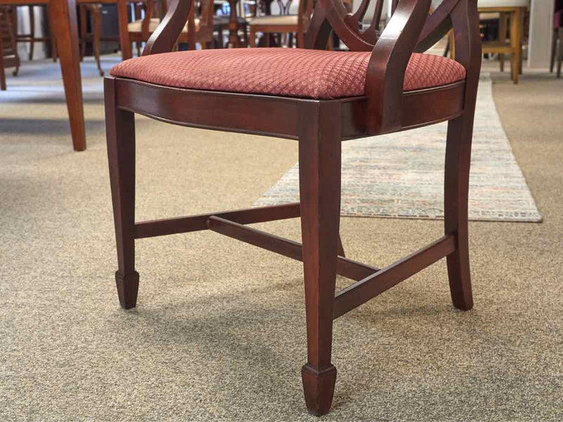 Mahogany  Duncan Phyfe Double Pedestal Table & 6 Chair Set