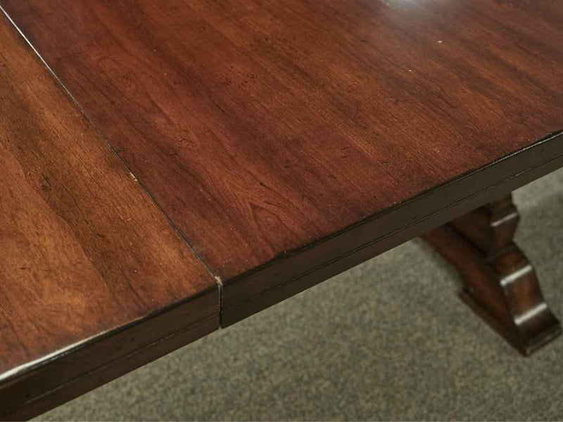 Woodbridge Walnut Trestle  Dining Table with 2 Extensions