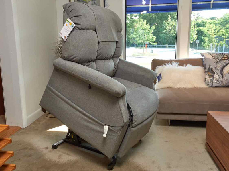 Golden' Cambridge PR401' Sterling Gray Upholstery Power Lift  Recliner