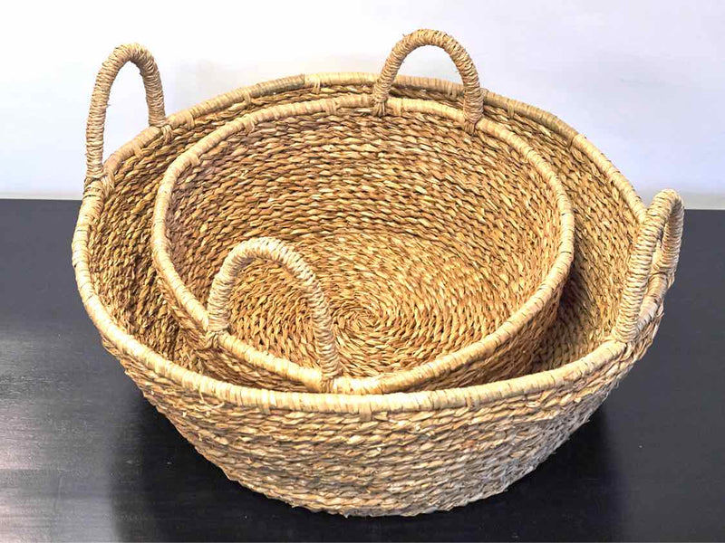 'Ayanna' Set of Two Seagrass Baskets