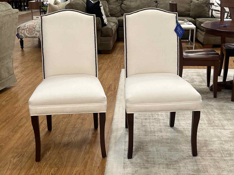 Wachusett Woods Pair of Upholstered Host Chairs