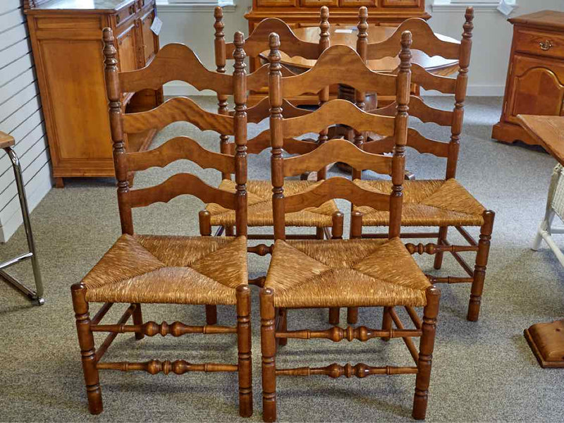 Set of Ladderback Dining Chairs