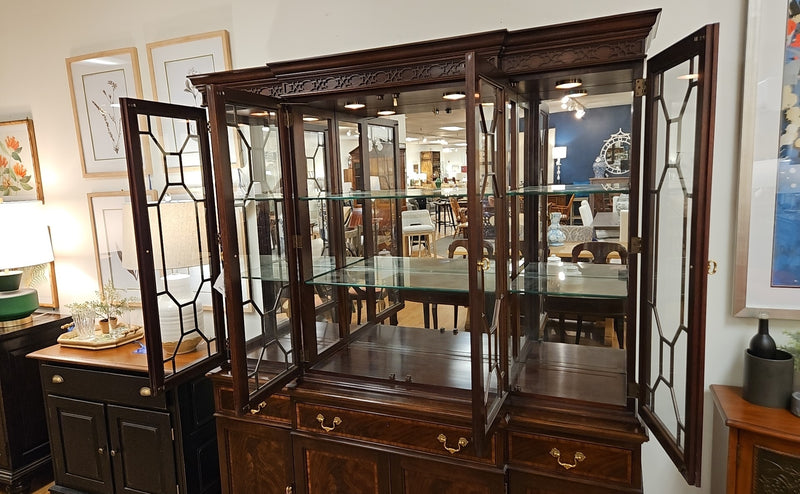 Stickley Flame Mahogany China Cabinet