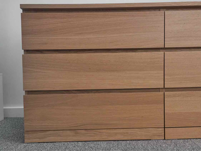 Weather Beige Contemporary 6 Drawer Dresser