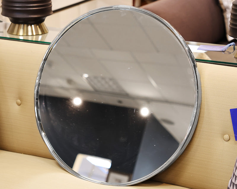 Rejuvenation 24" Round Mirror with Chrome Frame