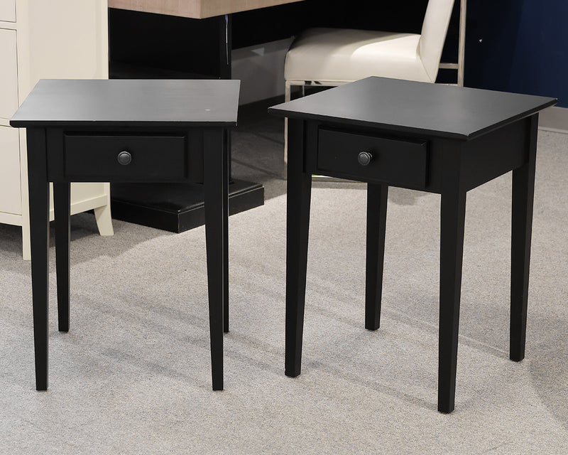 Pair of Boston Interiors Side Tables in Black