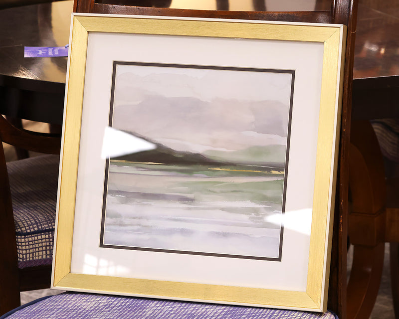 "Gentle Calm Horizon II" Framed Print