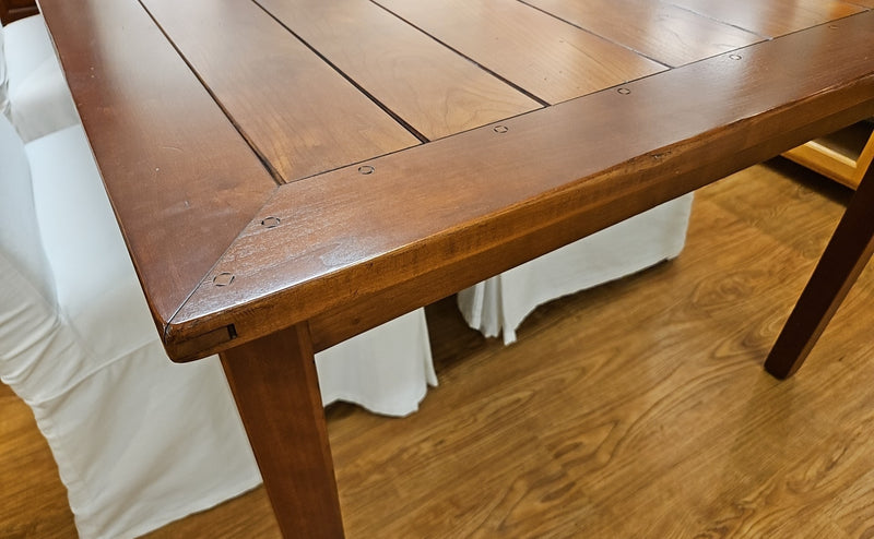 Espresso Cherry Plank Dining Table