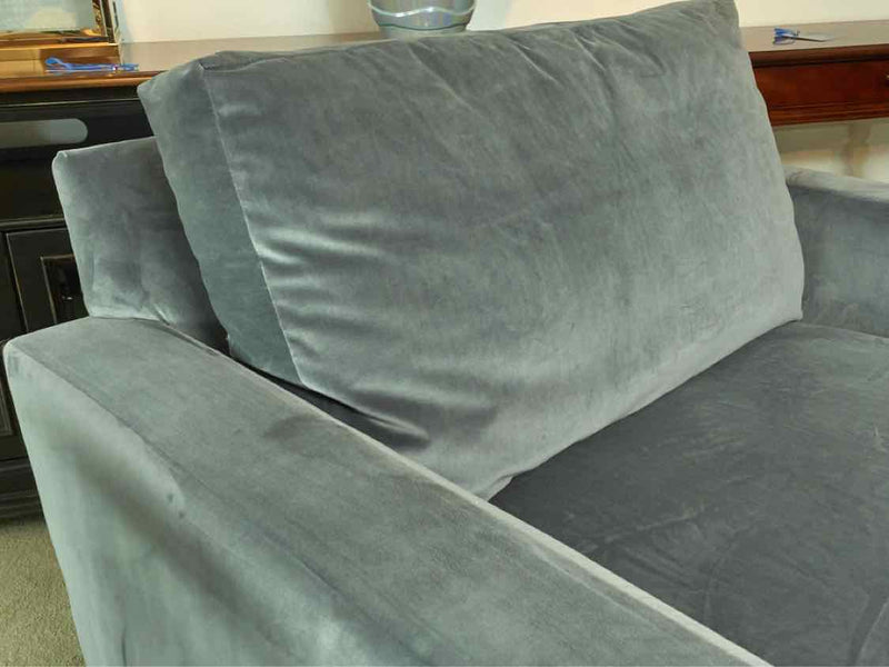 Huntington House Oversized Chair In 'Pewter Gray' Micro Fiber Upholstery