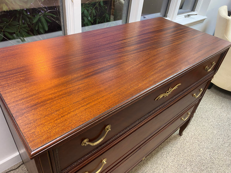 Northern Furniture Co Three Drawer Mahogany Dresser