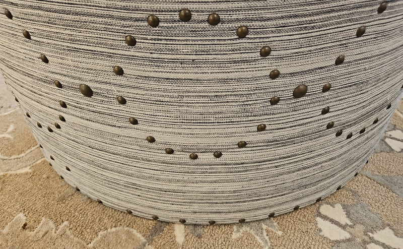 Fabric Wrapped Cocktail Table w/ Nailhead Trim