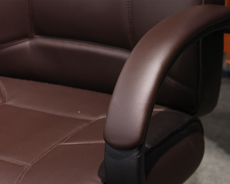 Brown Office Chair in Eco-Leather