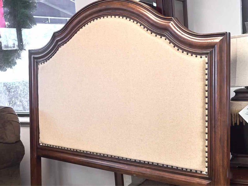 Hooker Furniture Queen French Beige Upholstered  Headboard