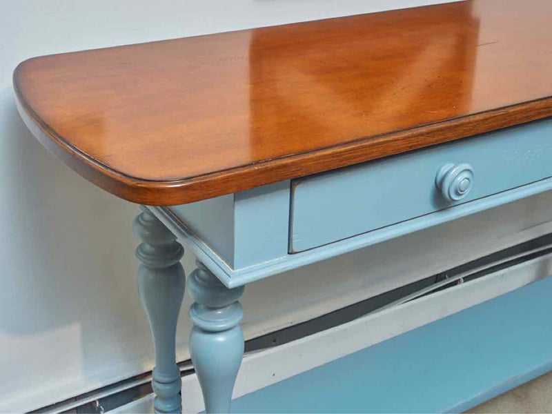 Stanley 'Williamsburg Blue' Finish 2 Drawer Console