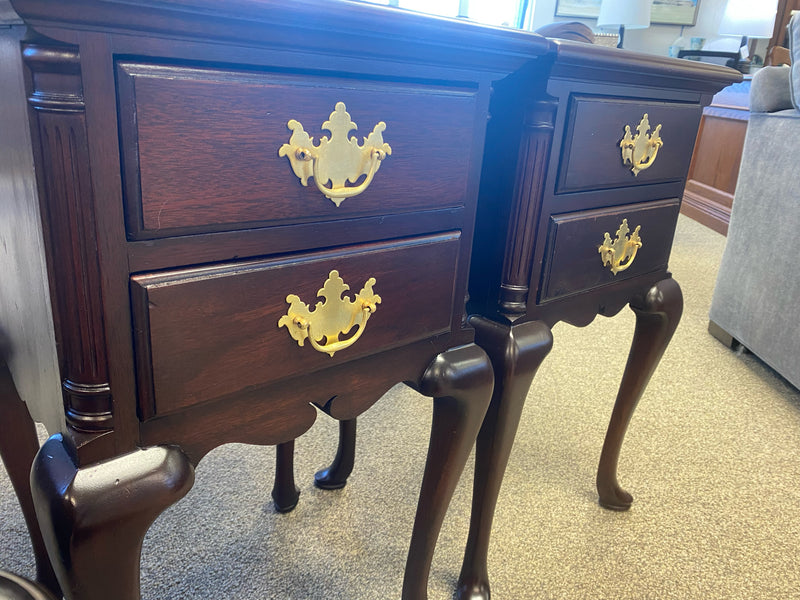 Pair of Paine Furniture Mahogany Nightstands