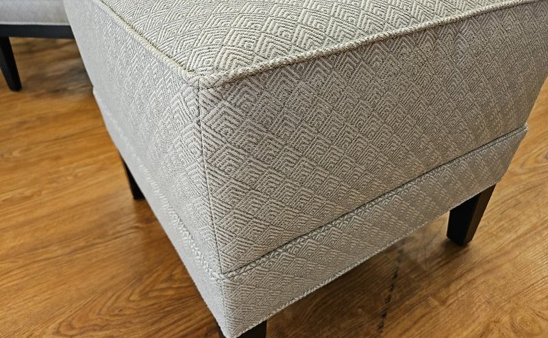 Ethan Allen 'Nassau' Square Ottoman