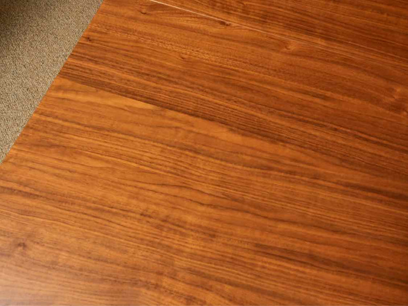 Zebrawood Veneer With Self Storing 19.5" Leaf Dining Table