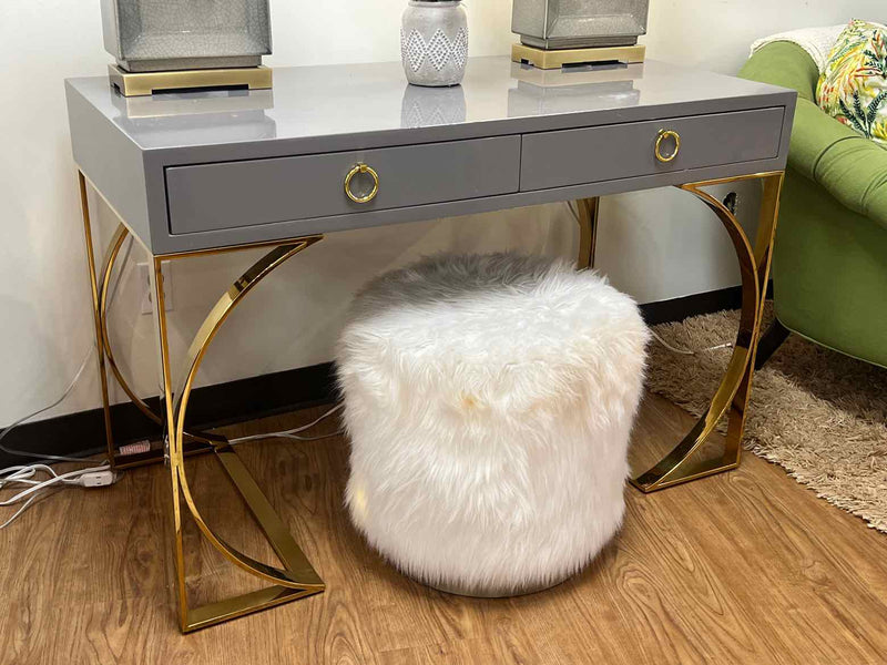 Gray Lacquer Desk