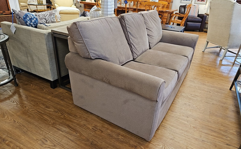 Rowe 3-Seat Sofa in Camel Microsuede