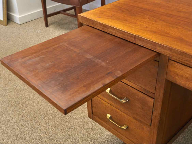 Cherry Six Drawer Writing Desk