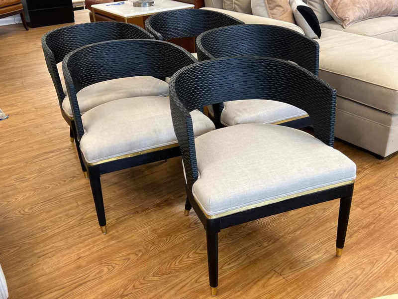 Arteriors 'Swanson' Set of 5 Dining Chairs