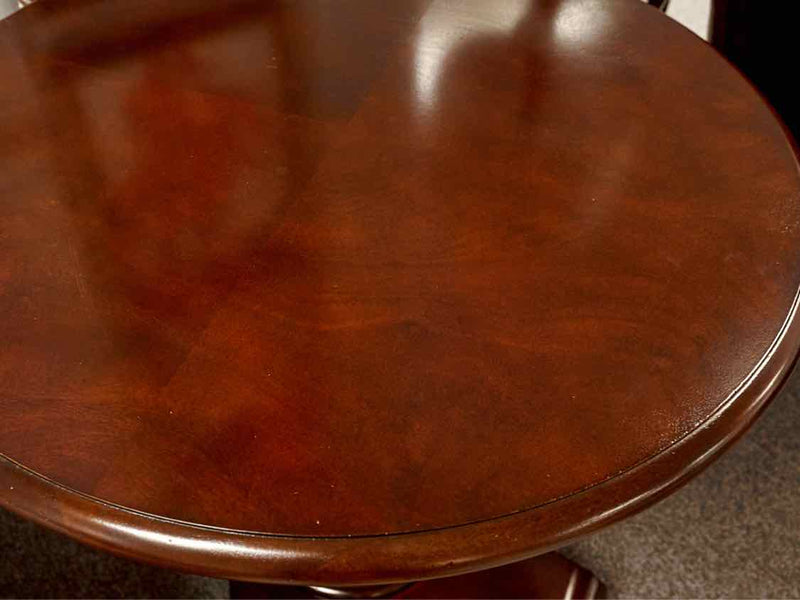 Baker Mahogany Pedestal Table