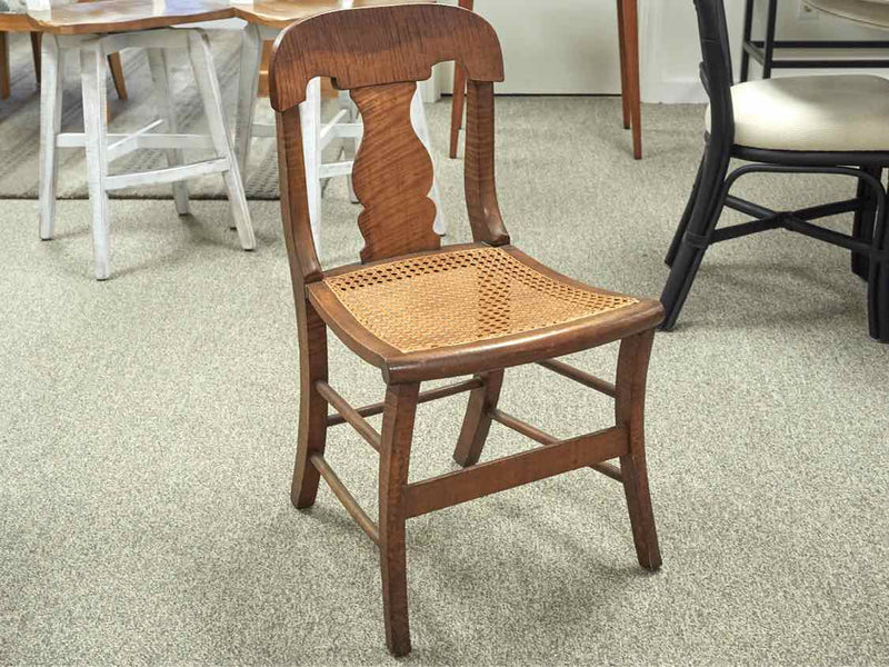 Tiger Maple Splat Back Dining Chair