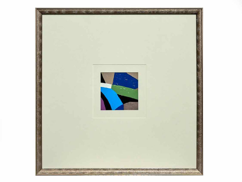 Framed Artwork; Color Squares I; 1/3