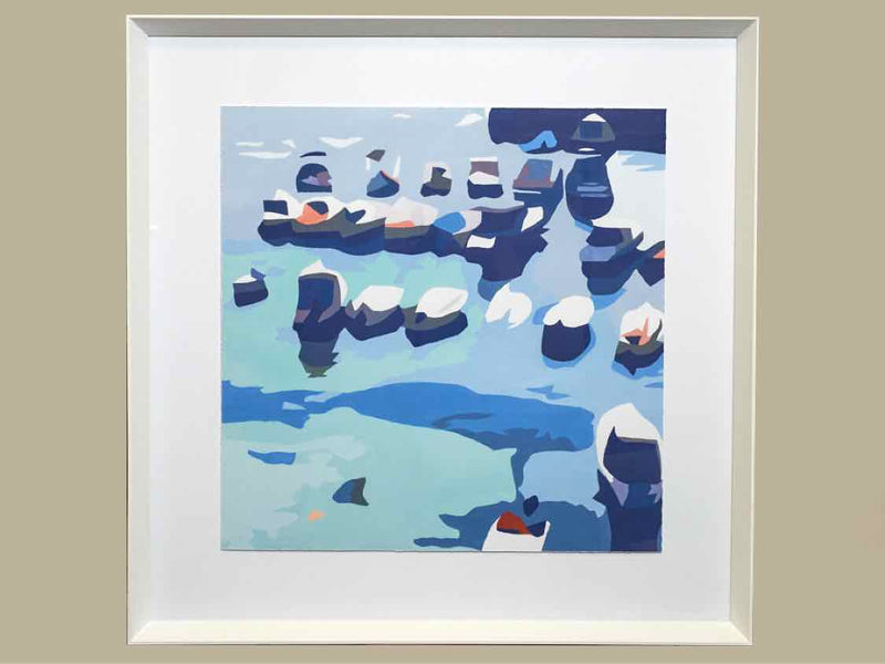 Framed Giclee: "Boat Party I"