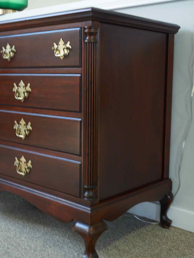 Solid Mahogany Nine Drawer Dresser