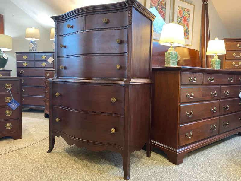 Serpentine Front Mahogany Chest