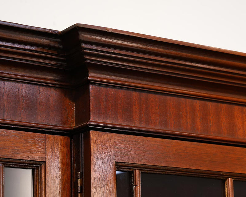 Baker Inlaid Mahogany China Cabinet