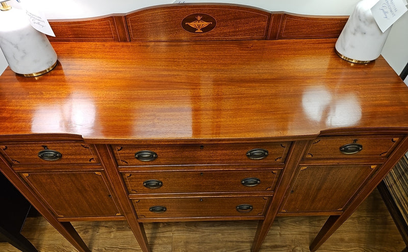 Vintage Mahogany Hepplewhite Style Sideboard