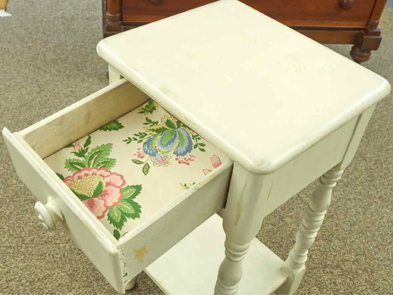 Milk Painted Nightstand