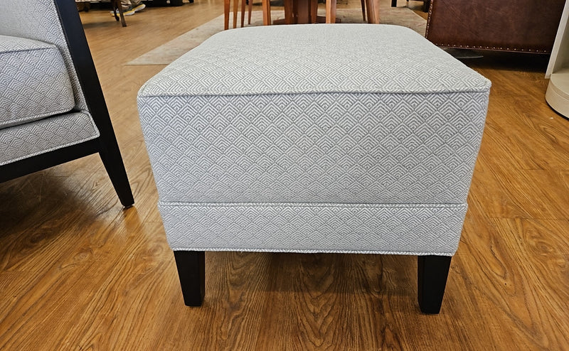 Ethan Allen 'Nassau' Square Ottoman