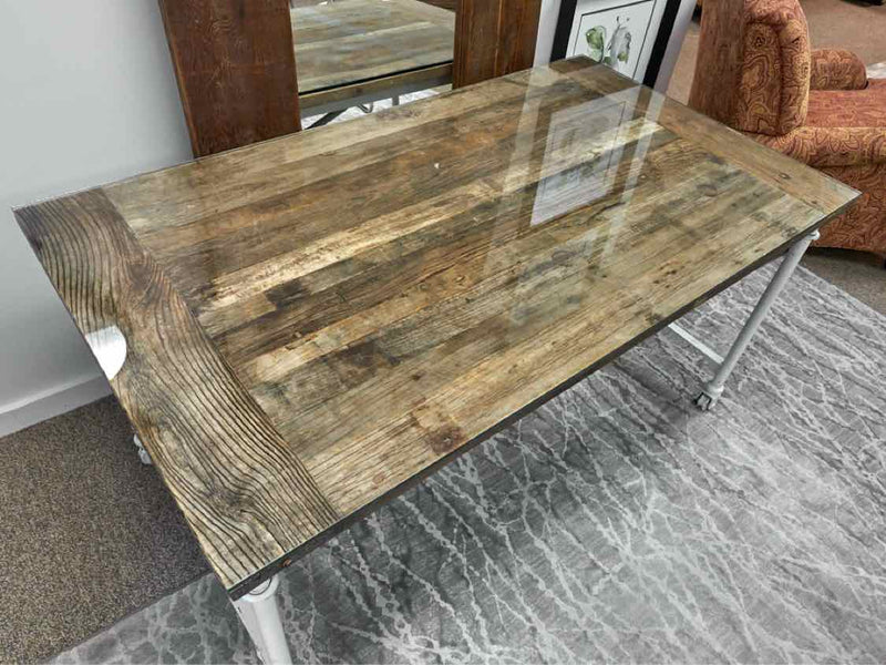 Rustic Restoration Hardware Reclaimed Wood Desk