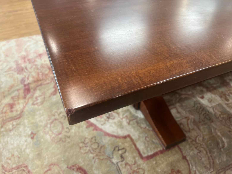 Ethan Allen Double Pedestal Dining Table