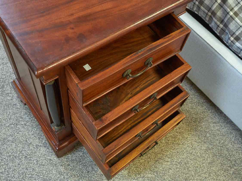 Pair of Neoclassical Nightstands