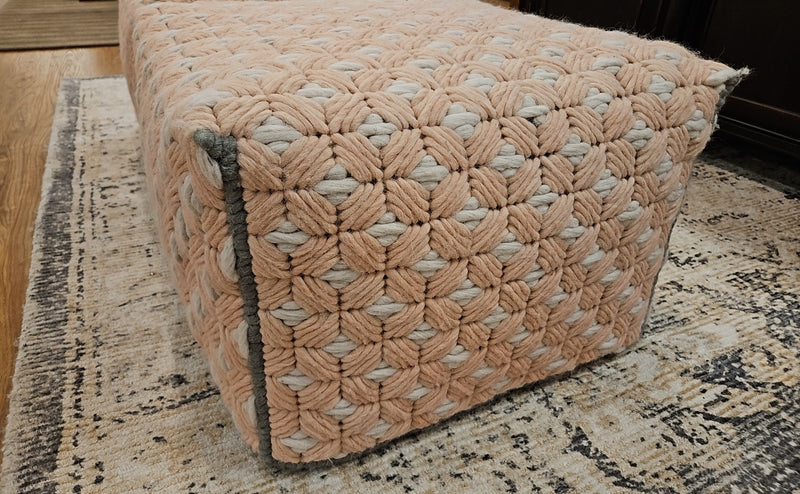 Pair of GAN Rugs 'Silai' Collection Small Poufs