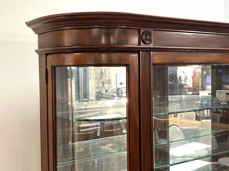 Curved Curio Cabinet