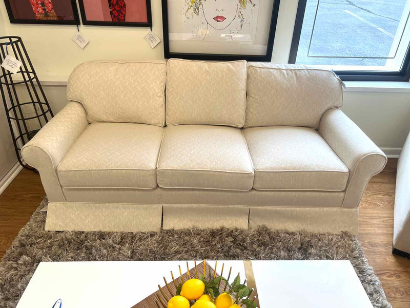 Miles Talbot Ivory 3- Seat Sofa