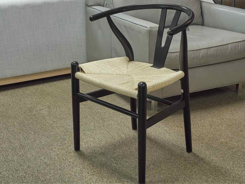 Black Wishbone Desk Chair