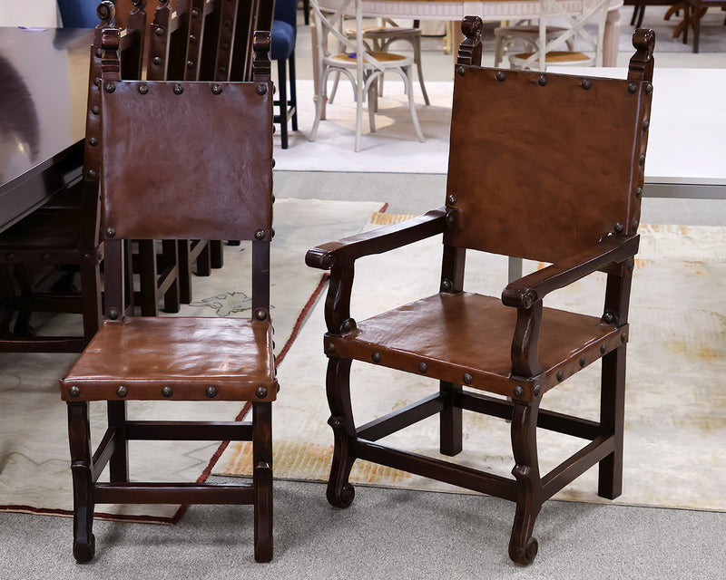 Set of 6 South Cone Spanish Colonial Dining Chairs