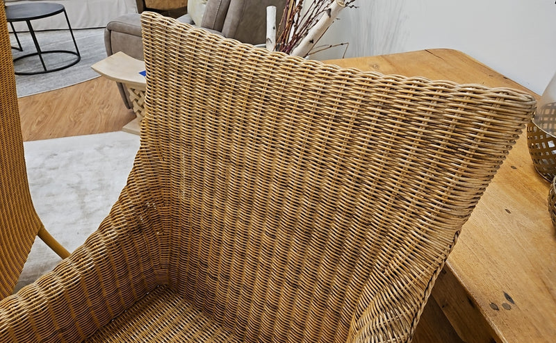 Wicker Wing Chair