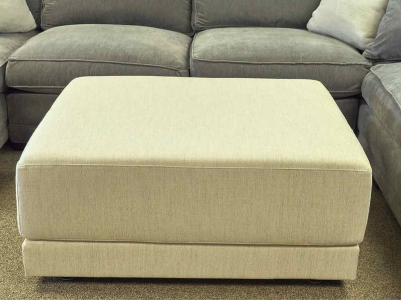 Crate & Barrel 'Monterey' Upholstered Ottoman