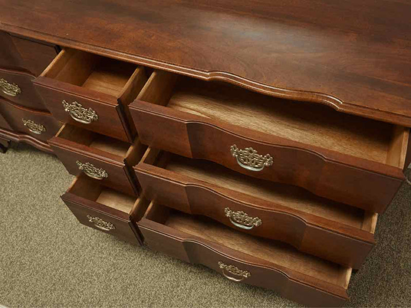 Century Furniture Solid Mahogany Nine Drawer Dresser