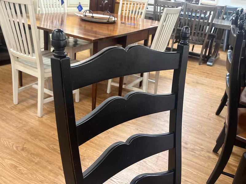 Black & Maple Dining Set w/ 10 Chairs