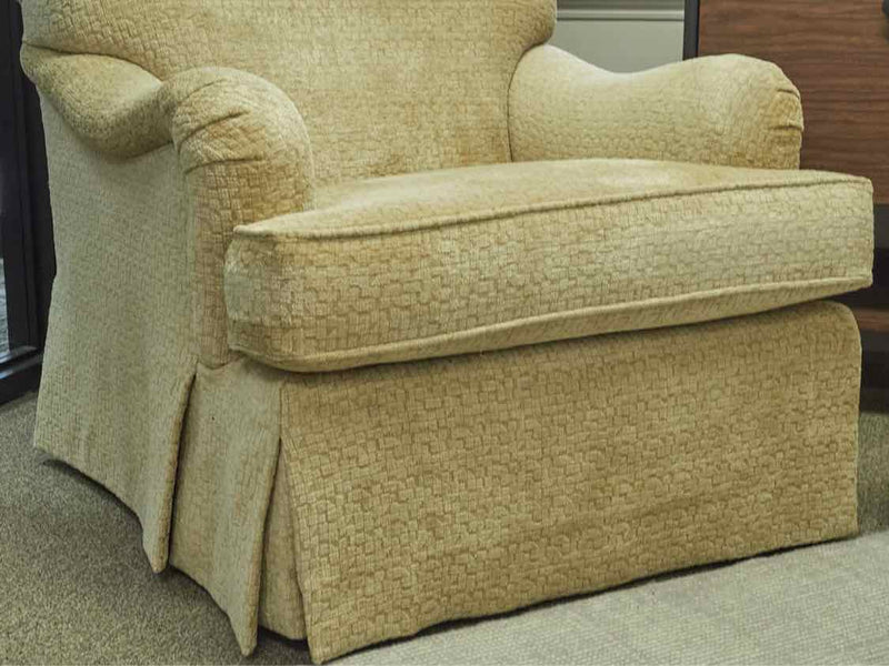 Henredon English Roll Arm Chair in Camel