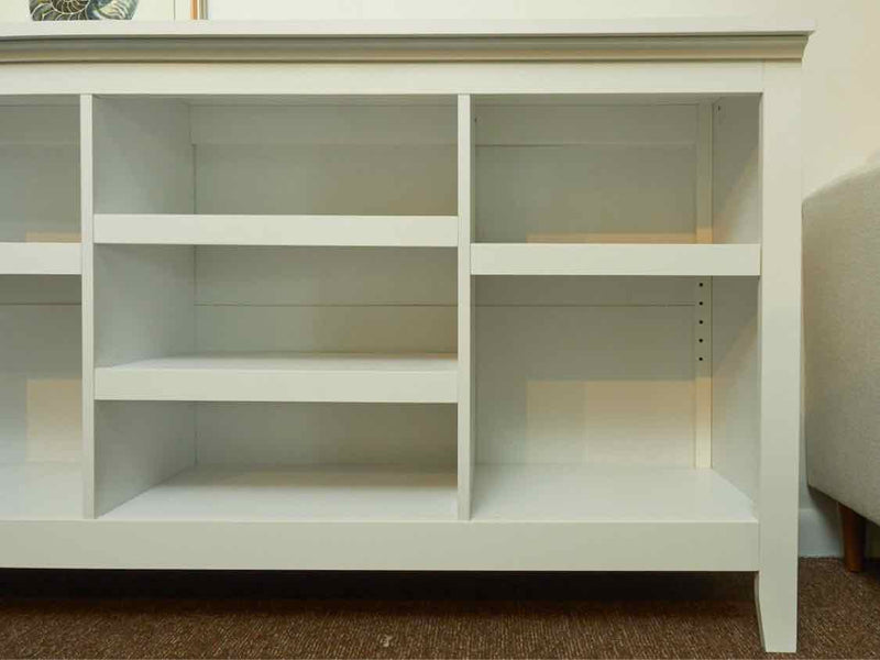 White 4 Adjustable Shelf Bookcase