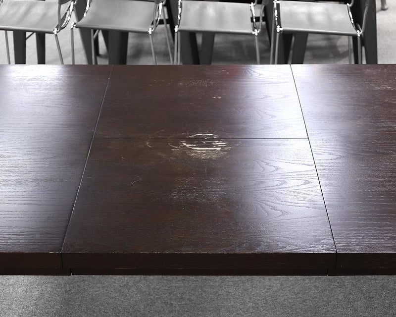 West Elm Dining Table with Butterfly Leaf in Dark Finish